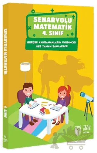 4. Sınıf Senaryolu Matematik – Kolektif – Teas Press kitap kapağı