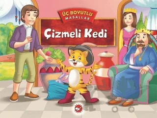Çizmeli Kedi - Üç Boyutlu Masallar – Kolektif – Beyaz Balina Yayınları kitap kapağı