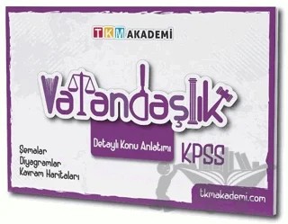 2022 KPSS Vatandaşlık Konu Anlatımı – Kolektif – TKM Akademi kitap kapağı