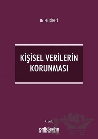 Kişisel Verilerin Korunması – Elif Küzeci – On İki Levha Yayınları kitap kapağı