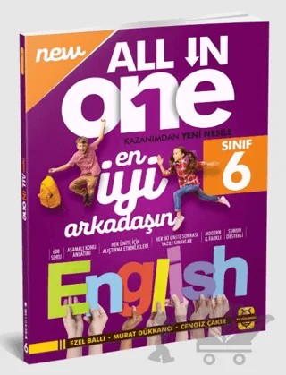 6. Sınıf New All In One English – Ezel Ballı, Cengiz Çakır, Murat Dükkancı – Arı Yayıncılık kitap kapağı