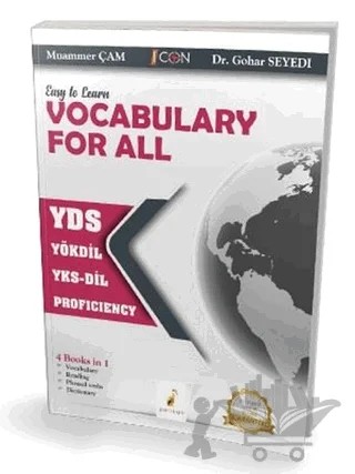 Easy to Learn Vocabulary For All – Gohar Seyedi, Muammer Çam – Pelikan Tıp Teknik Yayıncılık kitap kapağı