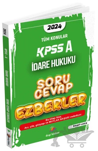 KPSS A Grubu İdare Hukuku Soru Cevap Ezberler – Serhat Güven – Dizgi Kitap kitap kapağı