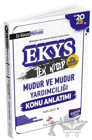 2025 MEB EKYS Müdür ve Yardımcılığı Konu Anlatımı – Fatih Sesli – Dizgi Kitap kitap kapağı