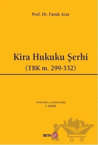 Kira Hukuku Şerhi – Faruk Acar – Beta Yayınevi kitap kapağı