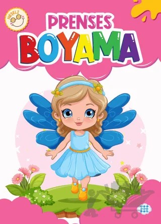 Neşeli Prenses Boyama – Kollektif – Dokuz Çocuk kitap kapağı