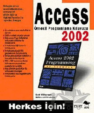 Access 2002 Örnekli Programlama Kılavuzu – Bob Villareal – Alfa Yayınları kitap kapağı