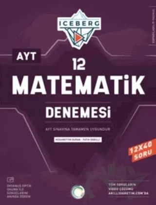 AYT 12 Matematik Denemesi – Kolektif – Okyanus Yayınları kitap kapağı