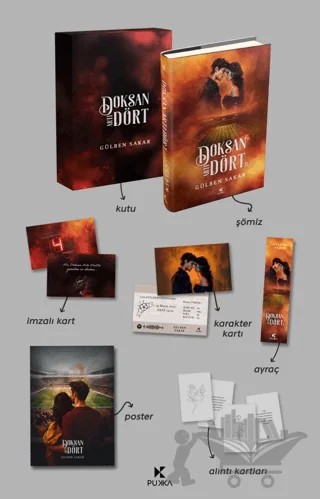 Doksan Artı Dört - 2 (Kutulu Set) – Gülben Sakar – Pukka Yayınları kitap kapağı