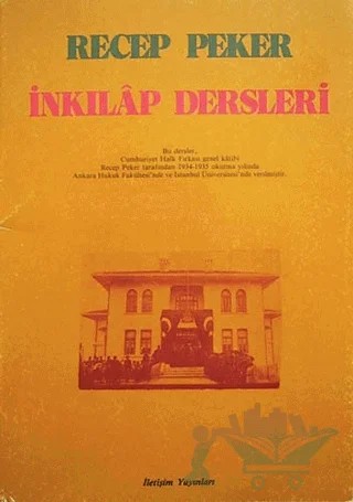 İnkılap Dersleri – Recep Peker – İletişim Yayınevi kitap kapağı