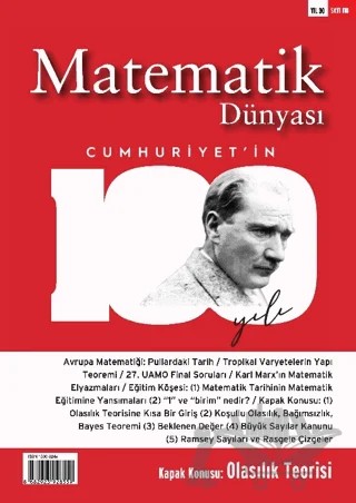 Matematik Dünyası Dergisi Sayı: 118 – Nesin Yayınevi kitap kapağı