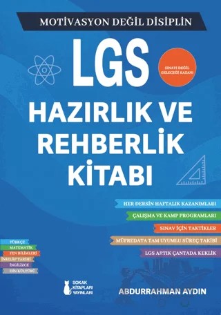 LGS Hazırlık ve Rehberlik Kitabı – Abdurrahman Aydın – Sokak Kitapları Yayınları kitap kapağı