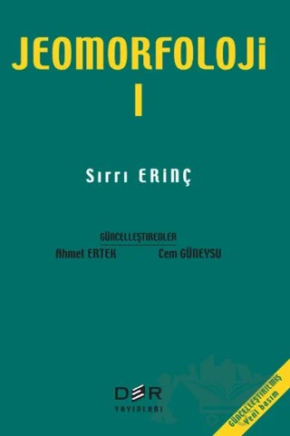 Jeomorfoloji Cilt 1 – Sırrı Erinç – Der Yayınları kitap kapağı
