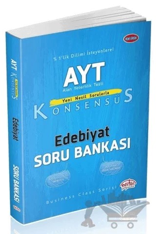 AYT Konsensüs Edebiyat Soru Bankası – Kolektif – Editör Yayınevi kitap kapağı