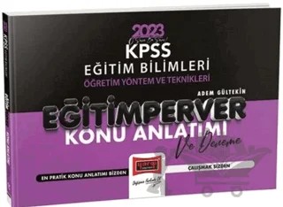 2023 KPSS Eğitim Bilimleri Öğretim Yöntem ve Teknikleri Eğitimperver Konu Anlatımı ve Deneme Yargı Yayınları – Adem Gültekin – Yargı Yayınevi kitap kapağı