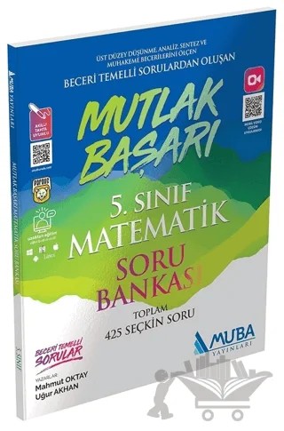 5. Sınıf Mutlak Başarı Matematik Soru Bankası – Mahmut Oktay – Muba Yayınları kitap kapağı