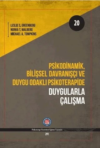Psikodinamik Bilişsel Davranışçı ve Duygu Odaklı Psikoterapide Duygularla Çalışma – Leslie S. Greenberg, Michael A. Tompkins, Norka T. Malberg – Psikoterapi Enstitüsü kitap kapağı