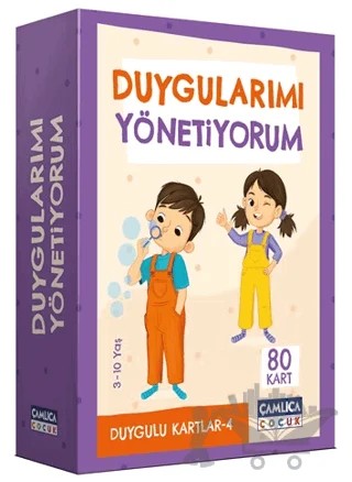 Duygularımı Yönetiyorum - Duygulu Kartlar 4 – Kolektif – Çamlıca Çocuk Yayınları kitap kapağı