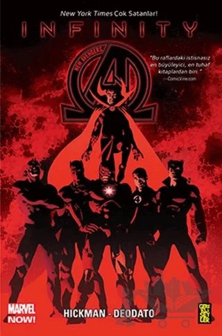 New Avengers Marvel Now! 2. Cilt: İnfinity – Jonathan Hickman – Gerekli Şeyler Yayıncılık kitap kapağı