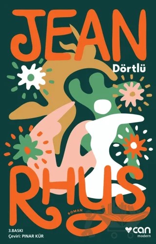 Dörtlü – Jean Rhys – Can Yayınları kitap kapağı