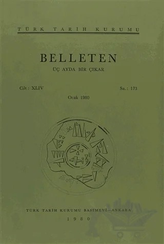 Belleten Sayı: 173 Cilt: 44 – Türk Tarih Kurumu Yayınları kitap kapağı