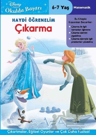 Karlar Ülkesi - Haydi Öğrenelim Çıkarma 6-7 Yaş – Kolektif – Doğan Egmont Yayıncılık kitap kapağı