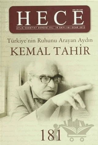 Hece Aylık Edebiyat Dergisi Sayı: 181 Kemal Tahir Özel Sayısı: 23 – Hece Dergisi kitap kapağı