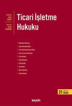 Ticari İşletme Hukuku – Reha Poroy, Hamdi Yasaman – Seçkin Yayıncılık kitap kapağı