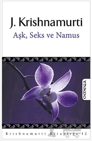 Aşk, Seks ve Namus – Jiddu Krishnamurti – Omega kitap kapağı
