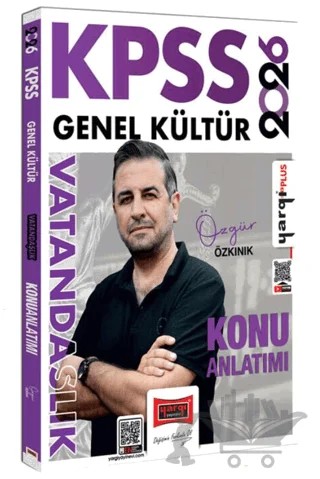 KPSS Genel Kültür Vatandaşlık Konu Anlatımı – Özgür Özkınık – Yargı Yayınevi kitap kapağı