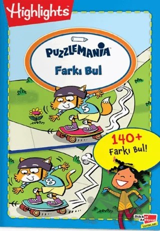 Puzzlemania Farkı Bul – Kolektif – Dikkat Atölyesi Yayınları kitap kapağı