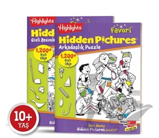 Favori Hidden Pictures 2'li Set – Kolektif – Dikkat Atölyesi Yayınları kitap kapağı