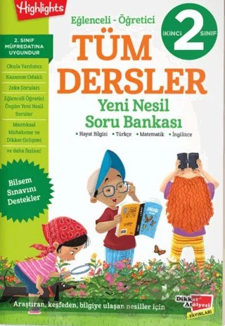 2. Sınıf Eğlenceli - Öğretici Tüm Dersler Yeni Nesil Soru Bankası – Kolektif – Dikkat Atölyesi Yayınları kitap kapağı