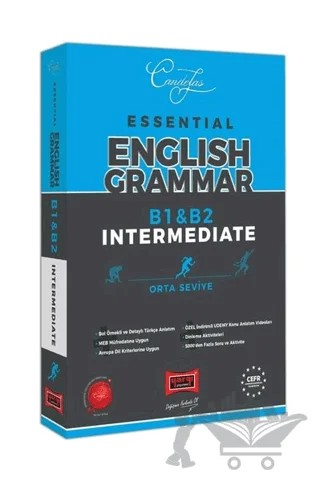 Candeles Essential English Grammar B1 - B2 İntermediate Orta Seviye – Kolektif – Yargı Yayınevi kitap kapağı