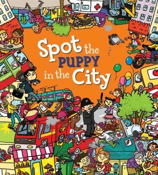 Spot The Puppy In The City – Kolektif – QED kitap kapağı