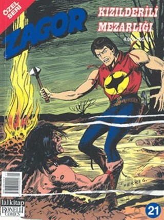 Kızılderili Mezarlığı - Zagor Özel Seri Sayı 21 – Lal Kitap kitap kapağı