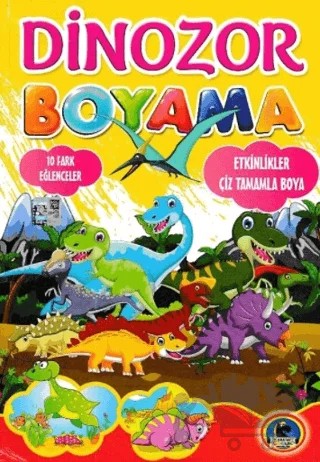 Dinozor Boyama – Kolektif – Karatay Çocuk kitap kapağı