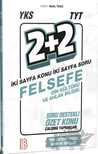 Benim Hocam YKS TYT Felsefe Din Kültürü ve Ahlak Bilgisi 2+2 Soru Destekli Özet Konu Yaprakları – Kolektif – Benim Hocam Yayınları kitap kapağı