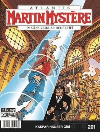 Martin Mystere Sayı: 201 - Kaspar Hauser Gibi – Mirko Perniola – Lal Kitap kitap kapağı