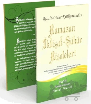 Ramazan-İktisat-Şükür Risaleleri (Büyük Boy) – Bediüzzaman Said Nursi – Envar Neşriyat kitap kapağı