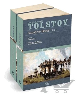 Savaş ve Barış (2 Cilt Takım) – Lev Nikolayeviç Tolstoy – İletişim Yayınevi kitap kapağı
