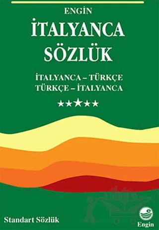 İtalyanca Sözlük - Dizionario Italiano – Elif Kalemci – Engin Yayınevi kitap kapağı