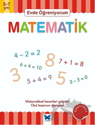 Evde Öğreniyorum - Matematik – Peter Patilla – Mavi Kelebek Yayınları kitap kapağı