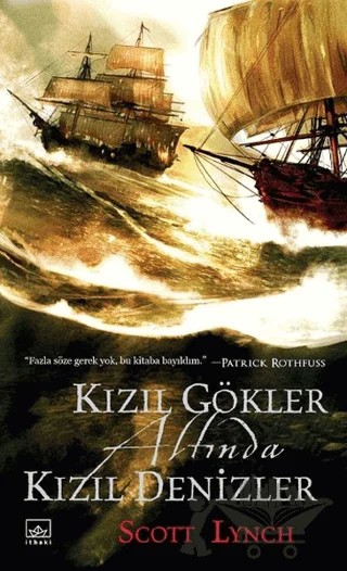 Kızıl Gökler Altında Kızıl Denizler – Scott Lynch – İthaki Yayınları kitap kapağı