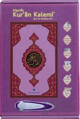 Kuran Okuyan Kalem Seti (Lila, Orta Boy, Karton Kutulu) – Kolektif – Hayrat Neşriyat kitap kapağı