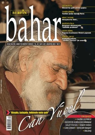 Berfin Bahar Aylık Kültür Sanat ve Edebiyat Dergisi Sayı: 330 Ağustos 2025 – Berfin Bahar Dergisi kitap kapağı