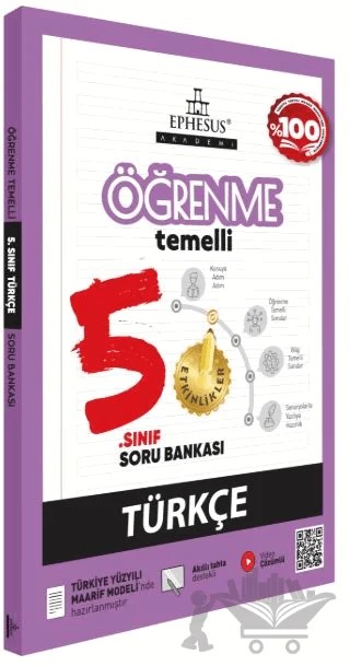 5. Sınıf Öğrenme Temelli Türkçe Soru Bankası – Kolektif – Ephesus Akademi kitap kapağı