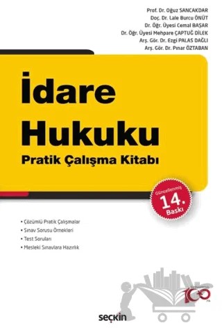 İdare Hukuku Pratik Çalışma Kitabı – Kolektif – Seçkin Yayıncılık kitap kapağı