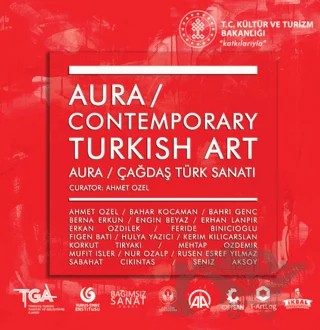 Contemporary Turkish Art : Aura : Çağdaş Türk Sanatı – Ahmet Özel – İstanbul Gelişim Üniversitesi Yayınları kitap kapağı