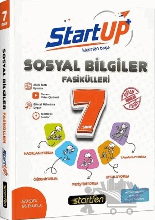 7. Sınıf Sosyal Bilgiler StartUp Fasikülleri – Kolektif – Startfen Yayınları kitap kapağı